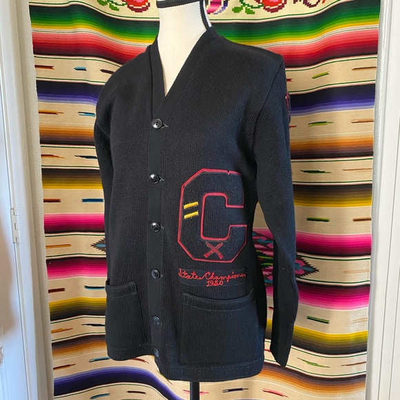50s VINTAGE STATE CHAMPIONS VARSITY CARDIGAN